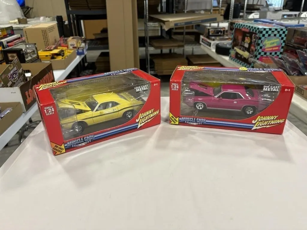 (2) Johnny Lightning Die-Cast Cars