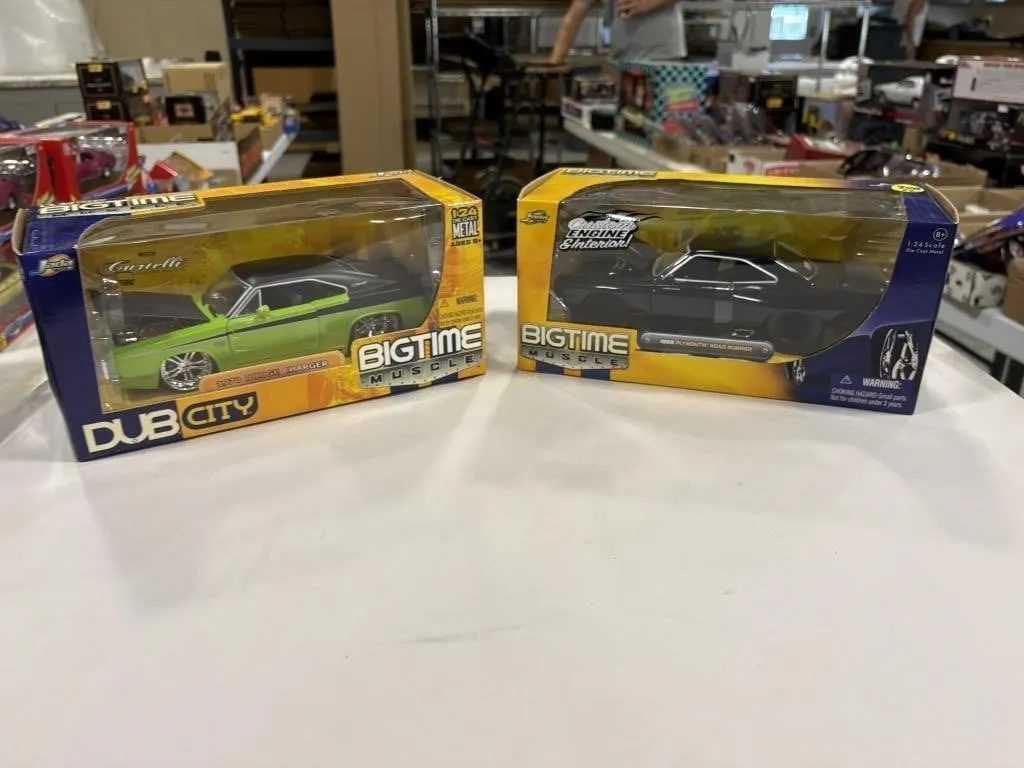 (2) Dub City Plymouth & Dodge Charger Die-Cast