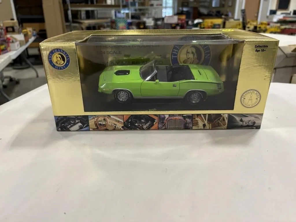 Franklin Mint 1970 Plymouth Cuda Die-Cast
