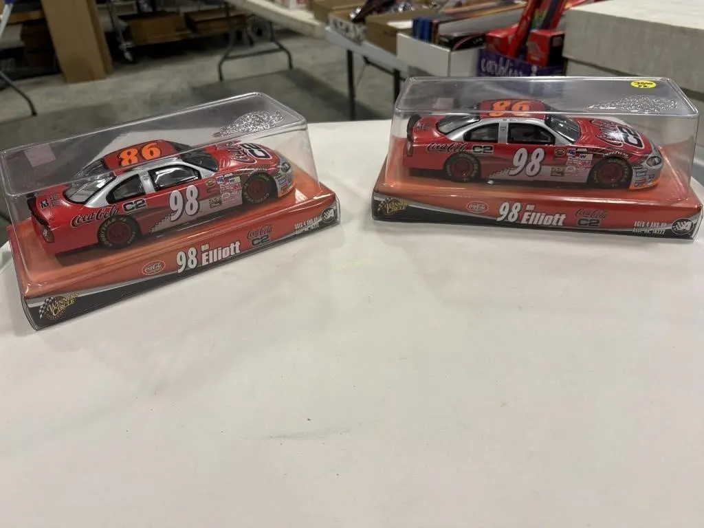 (2) Winners Circle Bill Elliott Die-Cast Cars