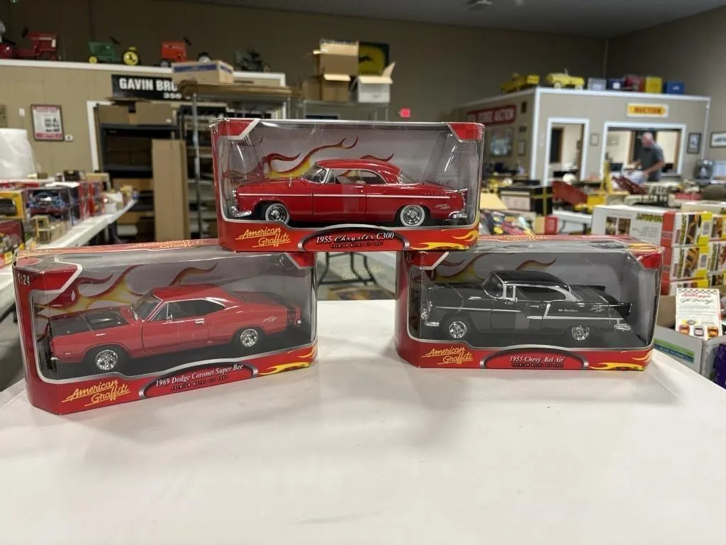 (3) American Graffiti Die-Cast Cars