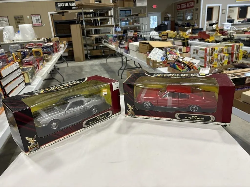(2) Road Signature Dodge/Shelby Die-Cast Cars