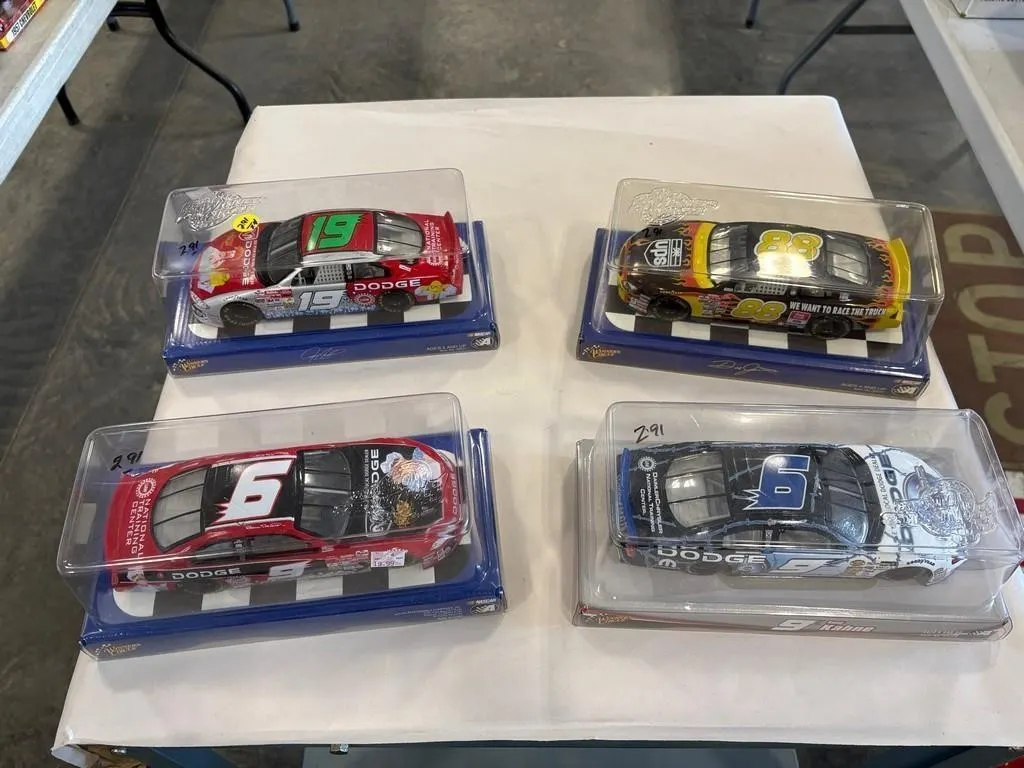 (4) Winner Circle Diecast NASCAR Cars