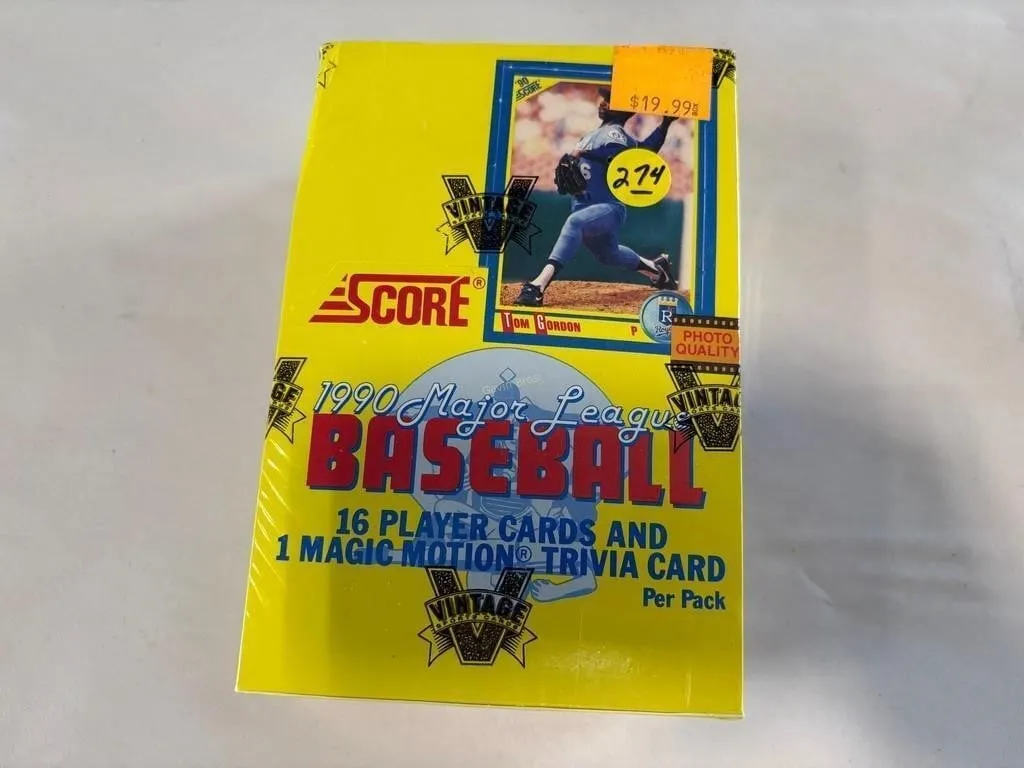Sealed Score 1990 Baseball Cards
