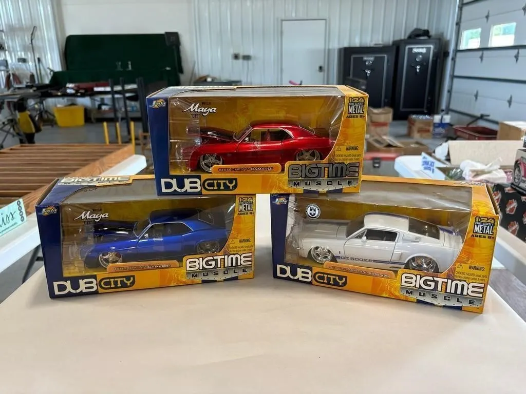 (3) Bigtime Muscle Dub City Cars