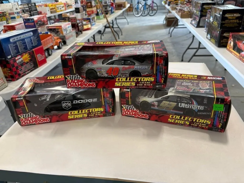 (3) Racing Champions Collector Series NASCAR Cars