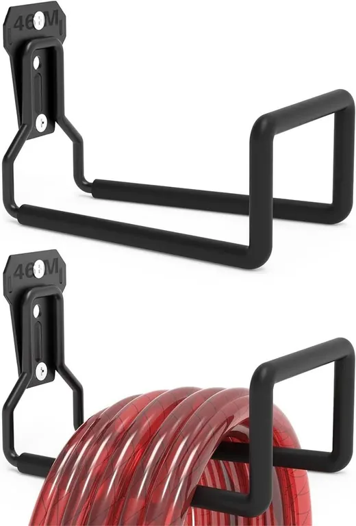 New Metal Garden Hose Holder Wall Mount