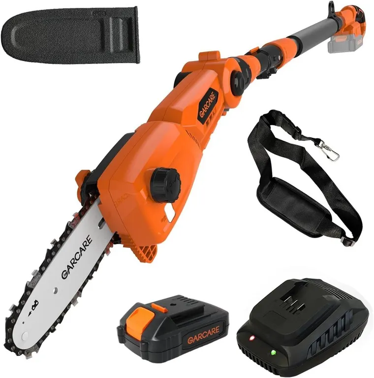 New $101 20V Cordless Pole Chainsaw 8"