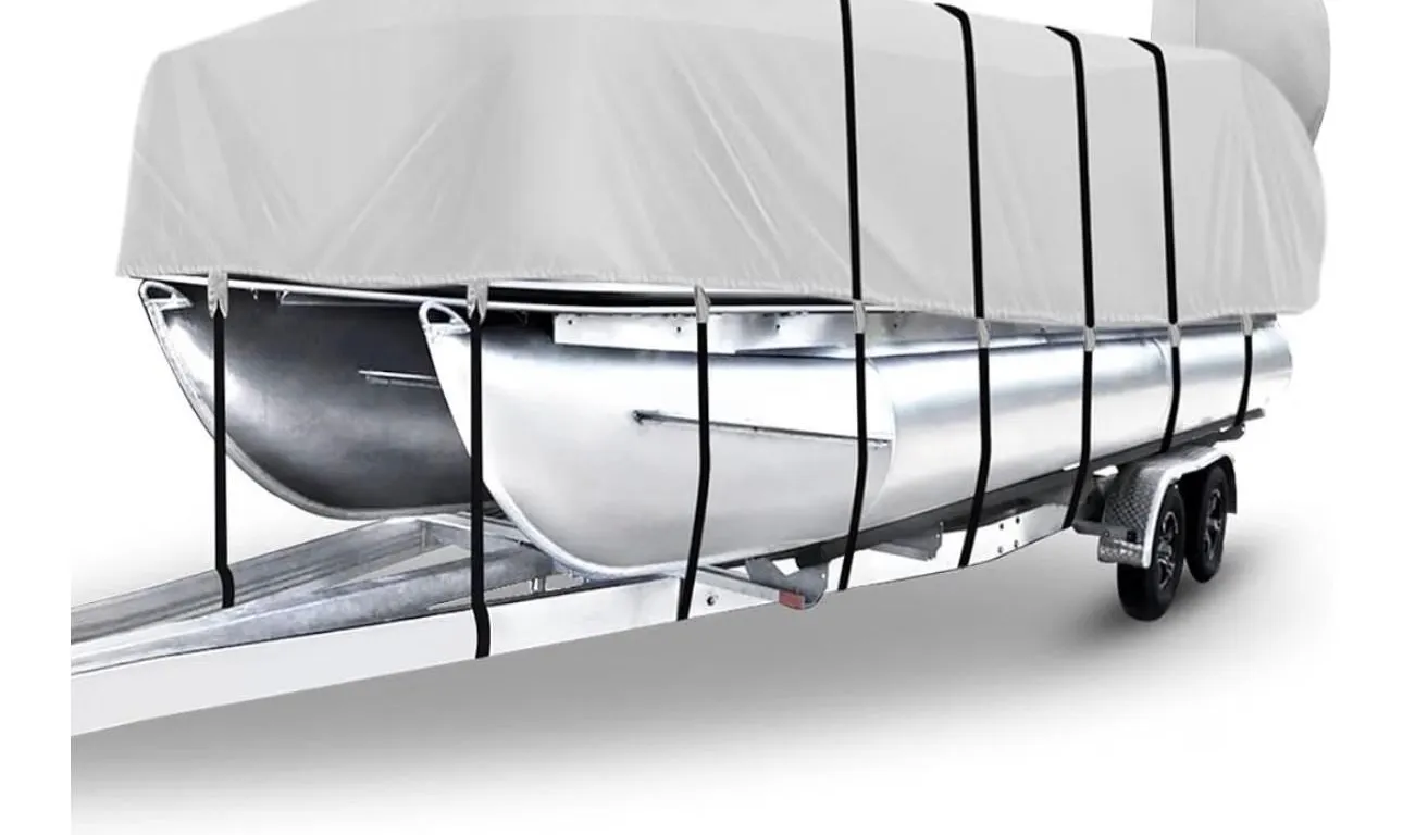 $210 900D Pontoon Boat Cover 25-28 ft,