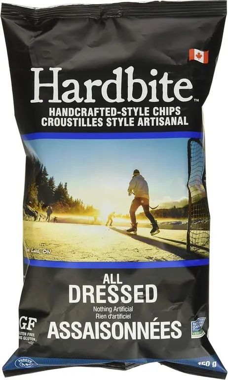 New 2 Pack Hardbite All Dressed, 150 Grams