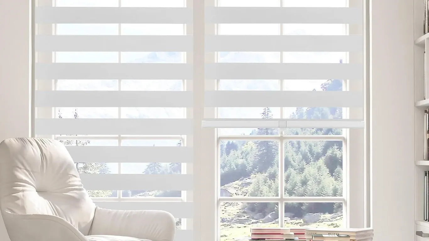 New Cordless Zebra Blinds (72"H)