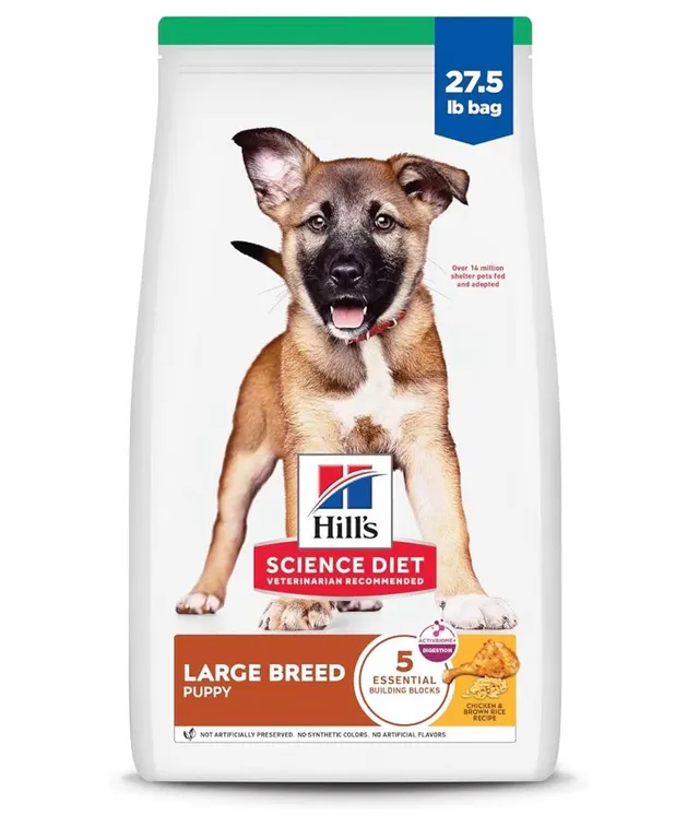 $109 Hill's Science Diet, Large Breed, Dry Puppy