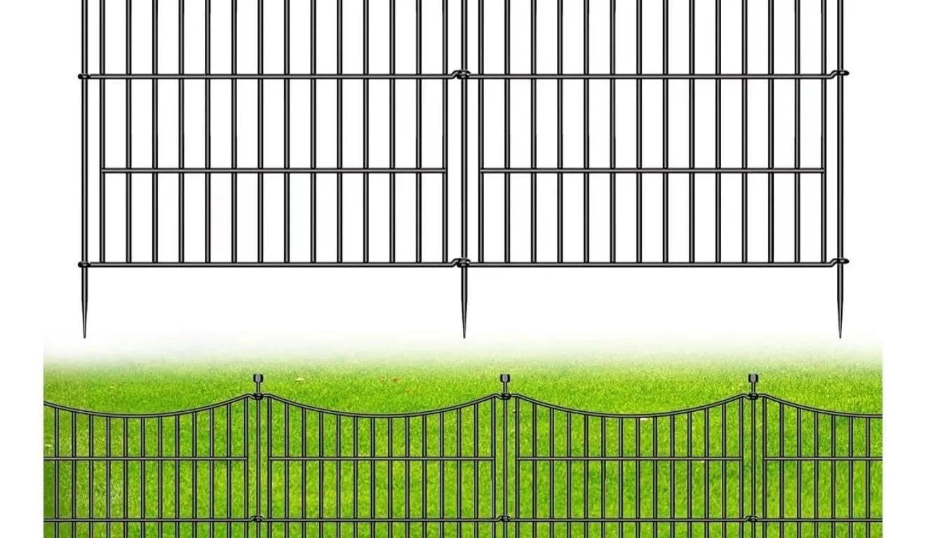 $120 No Dig Dog Fence Outdoor for Yard, 24 in