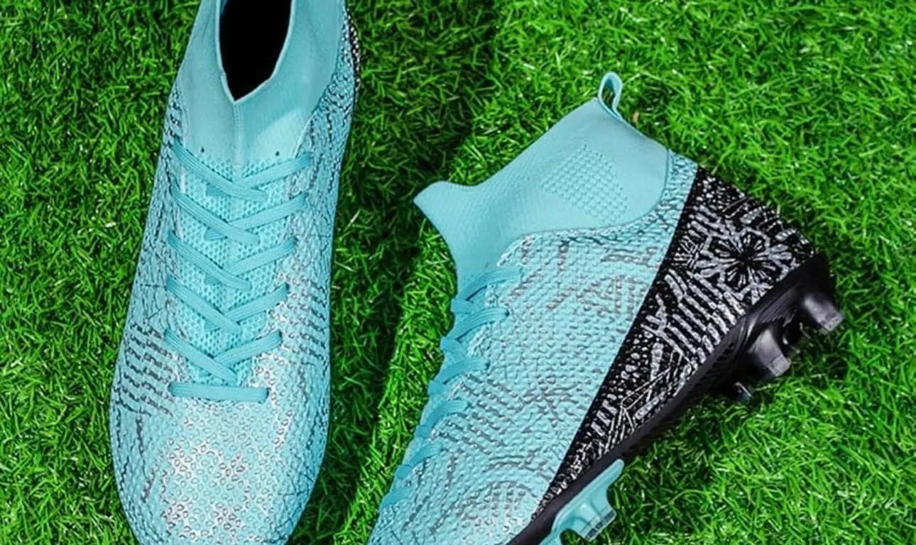 $30 Size:40 Unisex High-Top Soccer Cleats for Men