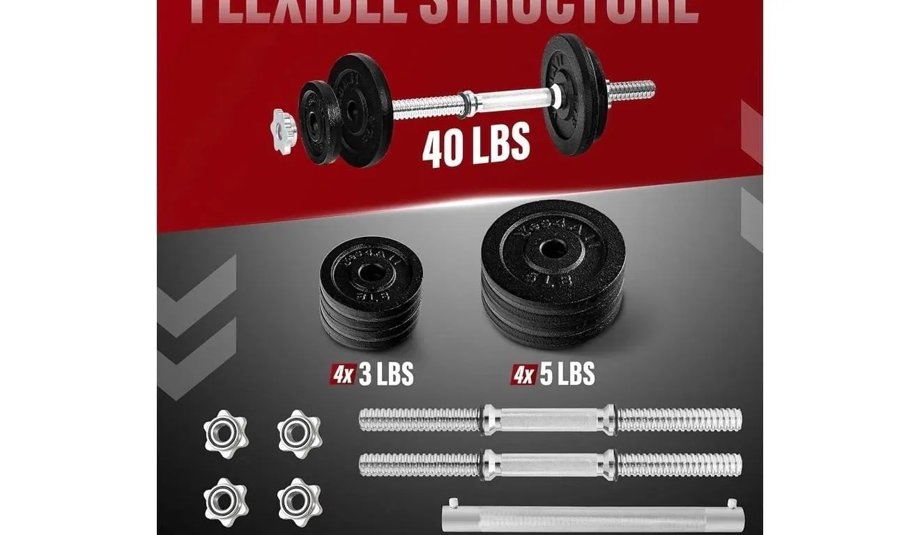 $70 Yes4All Adjustable Dumbbells for Home Gym