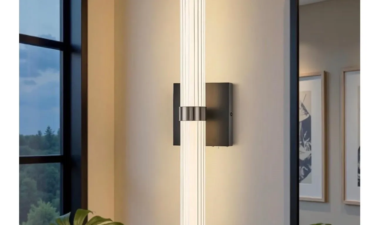 $70 LED Bathroom Vanity Light Fixture Matte Black