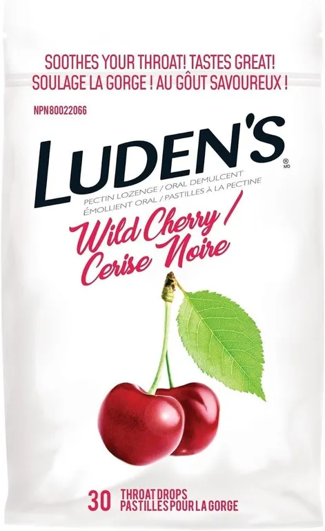 NEW (60ct) 2pk Luden's Drops Wild Cherry