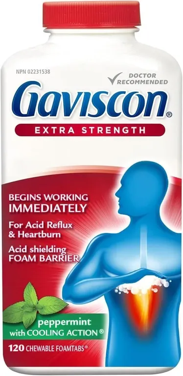 NEW (120ct) 1pk Gaviscon Extra Strength Tablets