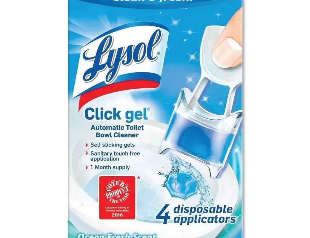 NEW (8ct x4) 4pk Lysol Click gel Ocean Fresh Click