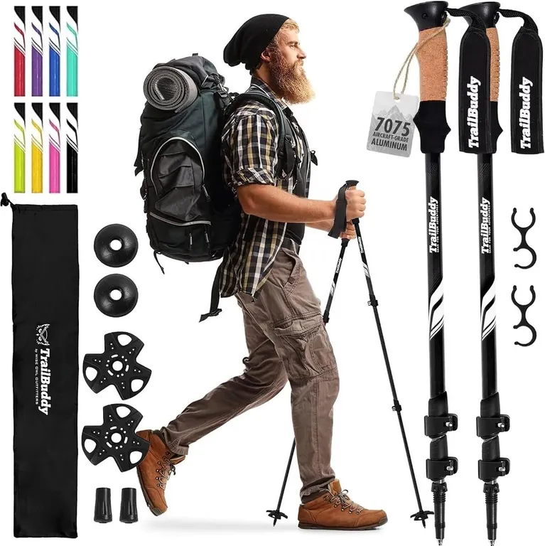 DAMAGED $88 TrailBuddy Trekking Poles -...
