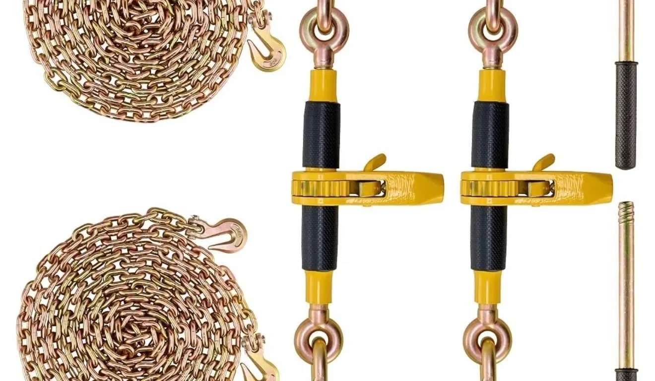 $397 VEVOR Ratchet Chain Binder 2PCS