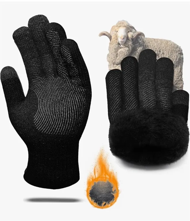 Size:XL Winter Gloves Men, Thermal