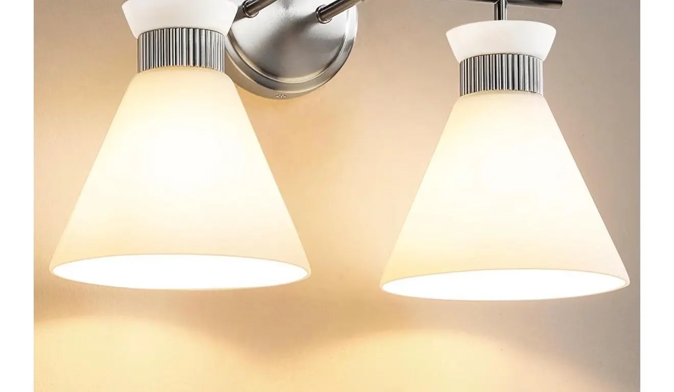 $70 Bathroom Vanity Light Fixtures - Brushed