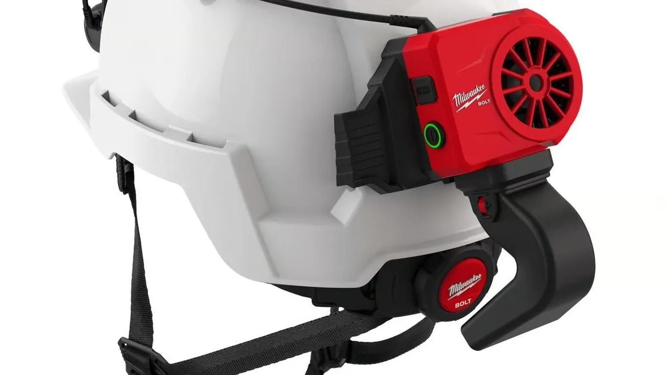 New $186 Milwaukee Hard Hat Cooling Fan White