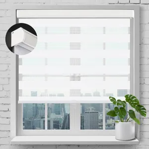 $33 (25" x 72") SEEYE Cordless Zebra Roller Blinds