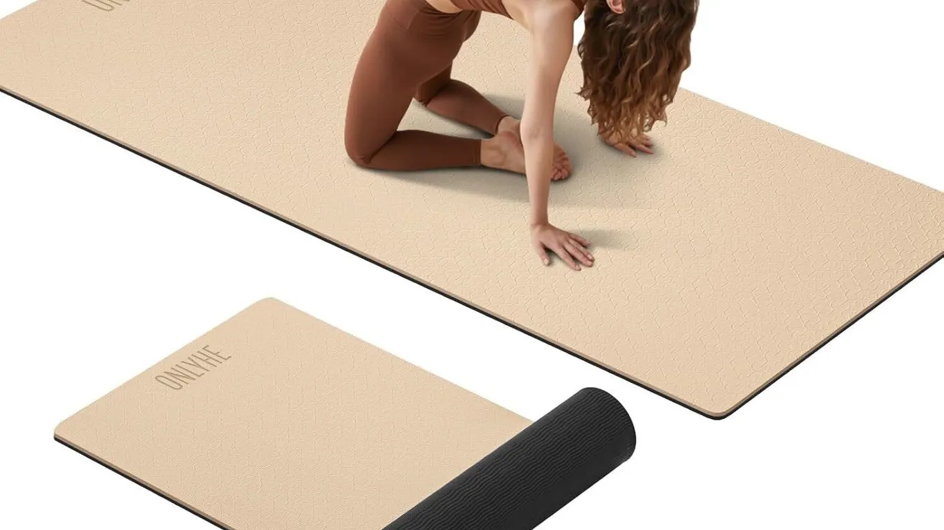 New $45 (72" x 24.8") Extra Thick 12mm TPE Yoga...