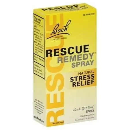 New $68 (20ml x2) 2pk Bach Rescue Remedy Spray
