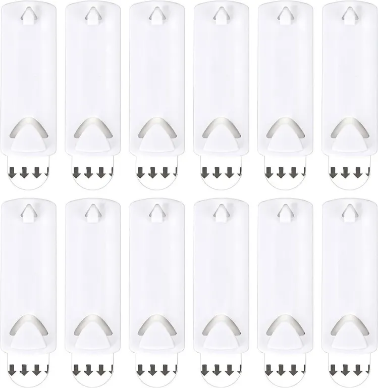 New 12pcs Picture Hangers: Plastic Sawtooth