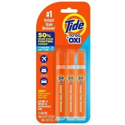 New Tide To Go Stain Remover Pen 3ct/1.01oz