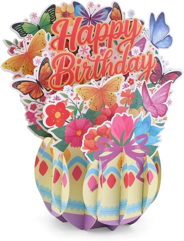 New 3D Birthday Pop Up Card with Envelope