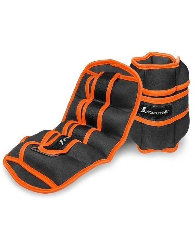 New $41 Adjustable Ankle Weights, 2x3.5lb - Orange