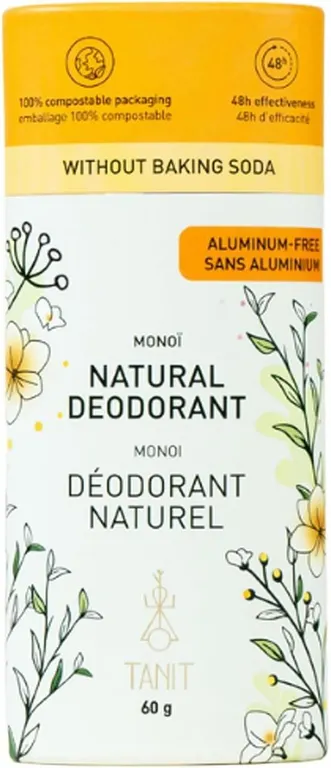 New TANIT Natural Deodorant 60 g - Monoi Scent