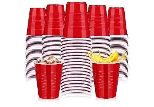 NEW $31 200PK Red Solo Cups 18oz