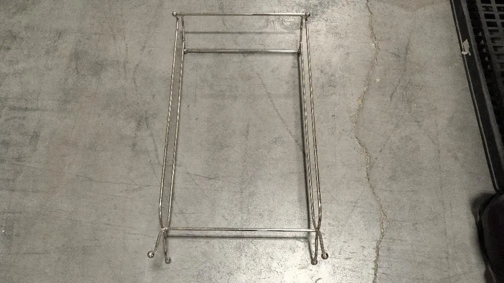 Polished Towel Rack Holder 35.5Hx18Wx8.5L"