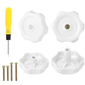 NEW (4ct) lasuroa RV Vent Knob White