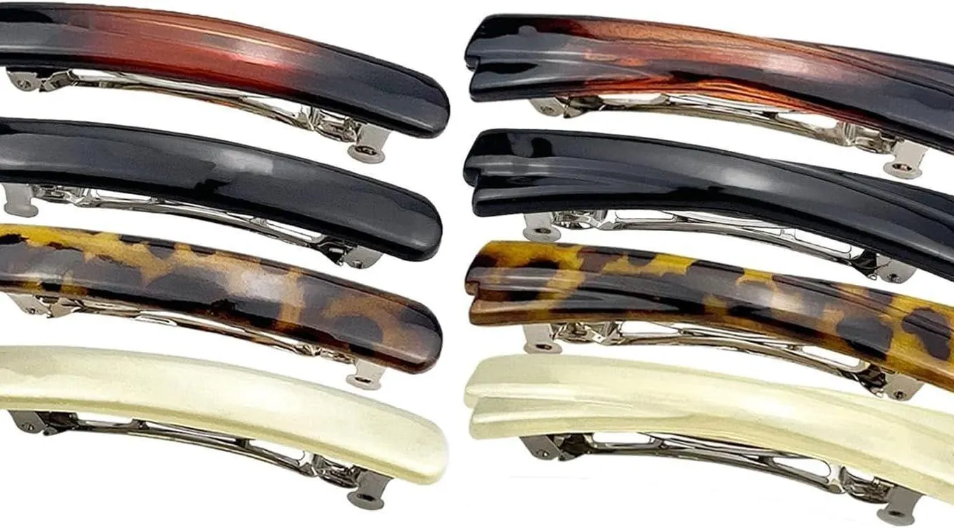 NEW (8Pk) French Slide Clips & Hairpins