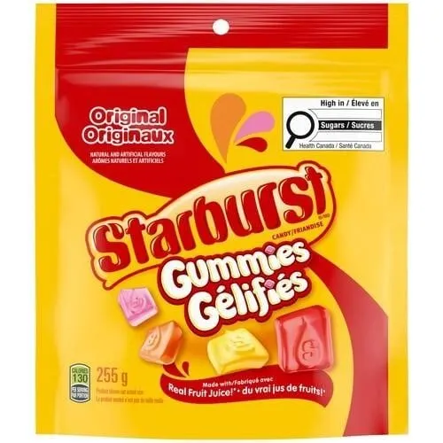 SEALED StarBurst Original Gummy Candies 255G