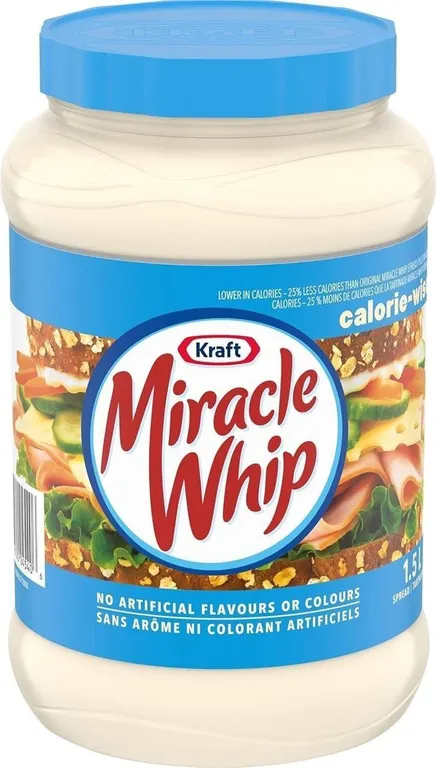 NEW 890ML Calorie Wise Miracle Whip Spread