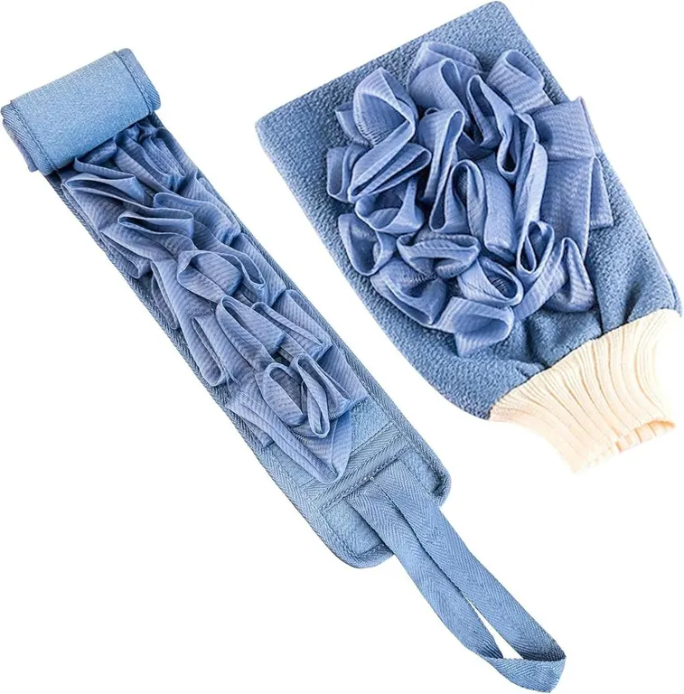 SEALED Exfoliating Washcloth & Loofah Glove Set