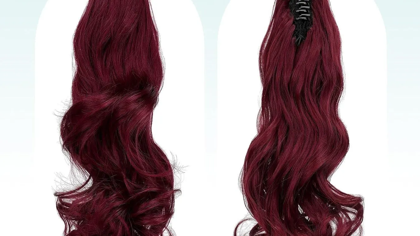 NEW 18" Claw Clip Curly Ponytail Hair Extension