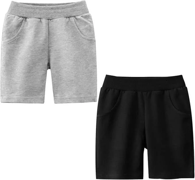 NEW (6-7Y) 2PK Kids Cool Shorts w/Pockets