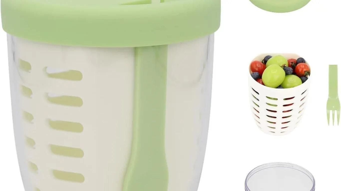NEW Fruit & Salad Storage Cup To Go Set