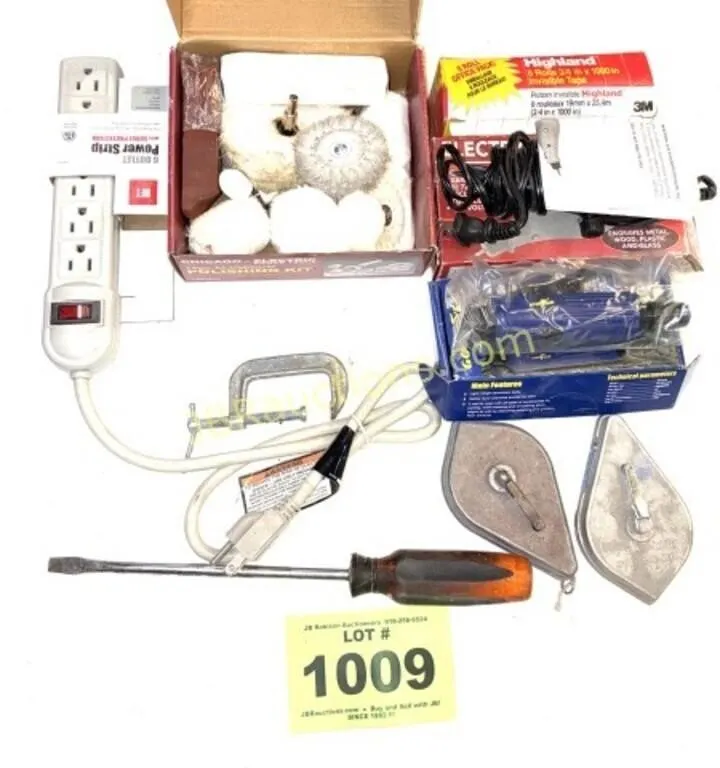 CHALK LINES, POWER CORD, ETC.