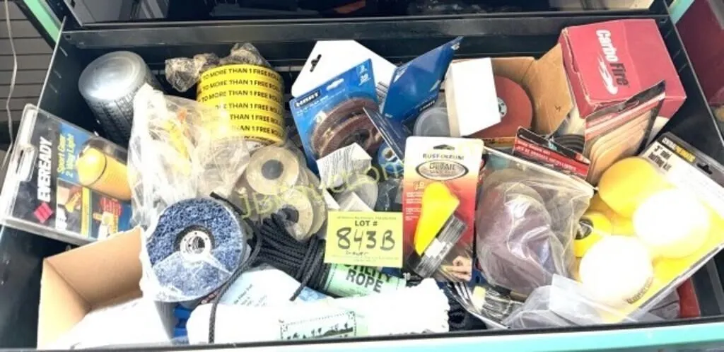 ROPE, FLAP DISC, SANDING DISCS, ETC