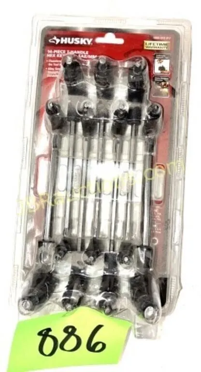 HUSKY 14 PC T-HANDLE HEX KEY SET SAE/MM