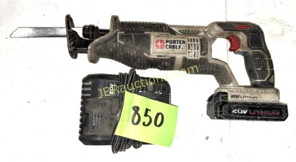 PORTER CABLE 20V RECIPROATING SAW W CHARGER